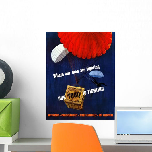 Digitally Restored War Propaganda Wall Decal Design 171