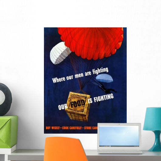 Digitally Restored War Propaganda Wall Decal Design 171