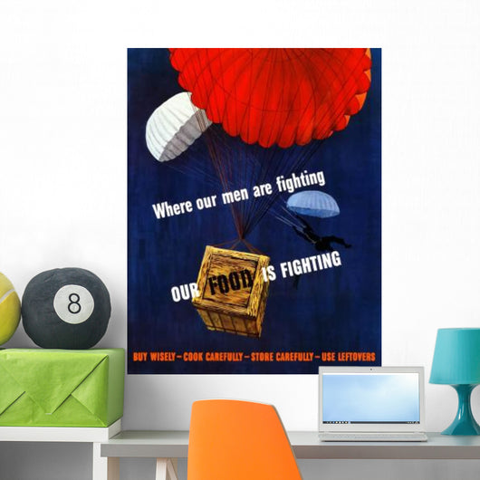 Digitally Restored War Propaganda Wall Decal Design 171