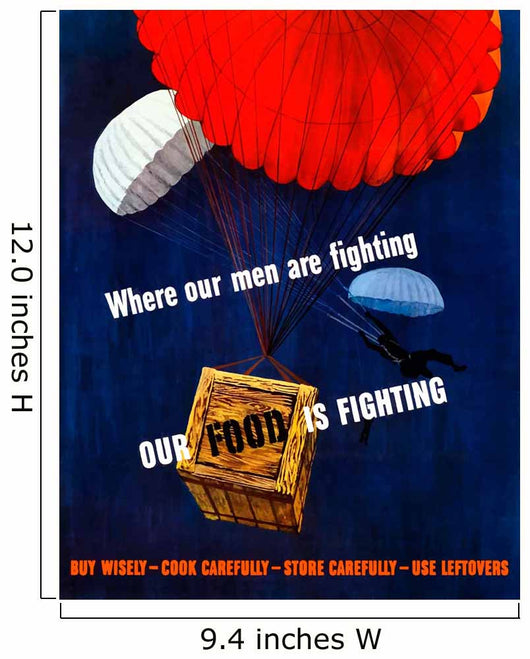 Digitally Restored War Propaganda Wall Decal Design 171