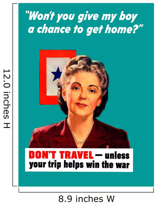 Digitally Restored War Propaganda Wall Decal Design 165