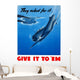 Digitally Restored War Propaganda Wall Decal Design 163