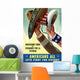 Digitally Restored War Propaganda Wall Decal Design 161