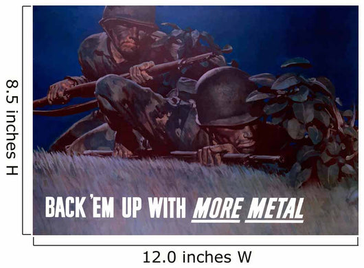 Digitally Restored Wwii War Wall Decal Design 6