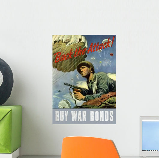 Digitally Restored War Propaganda Wall Decal Design 157