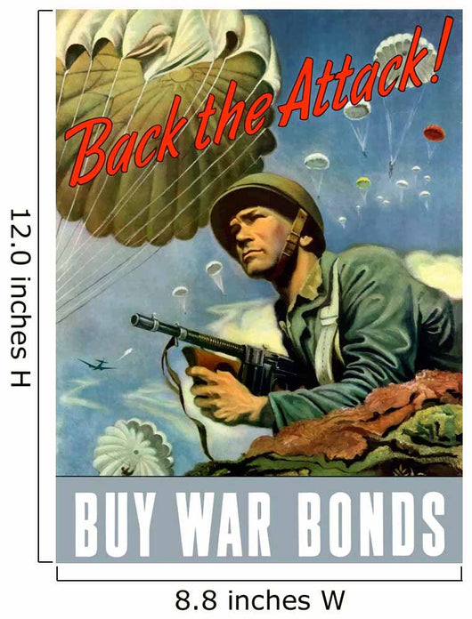 Digitally Restored War Propaganda Wall Decal Design 157