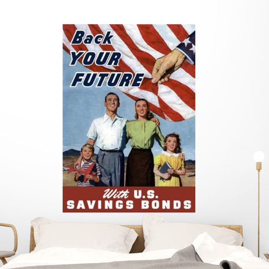 Digitally Restored War Propaganda Wall Decal Design 156