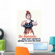 Digitally Restored War Propaganda Wall Decal Design 154