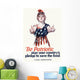 Digitally Restored War Propaganda Wall Decal Design 154