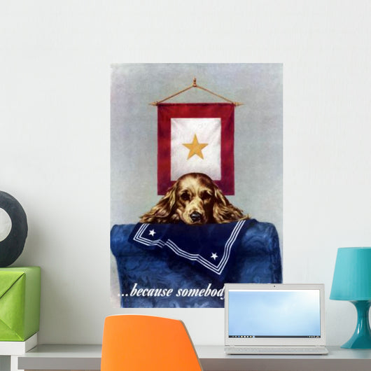 Digitally Restored War Propaganda Wall Decal Design 153