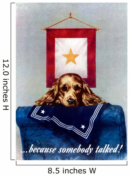 Digitally Restored War Propaganda Wall Decal Design 153