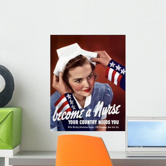 Digitally Restored War Propaganda Wall Decal Design 152