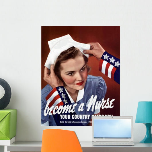 Digitally Restored War Propaganda Wall Decal Design 152