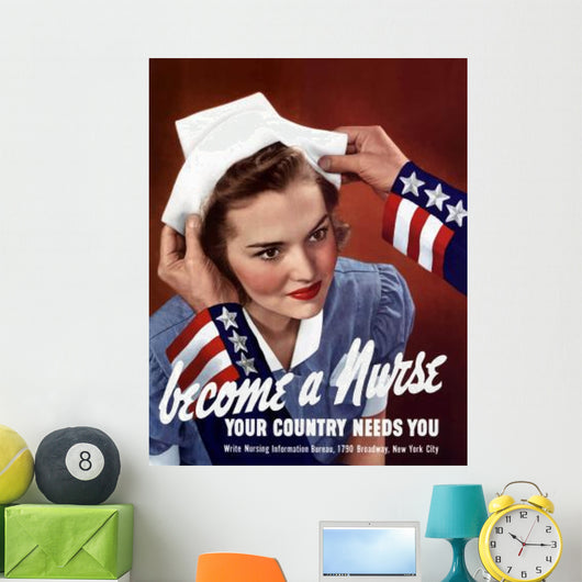 Digitally Restored War Propaganda Wall Decal Design 152