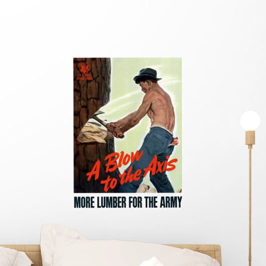 Digitally Restored War Propaganda Wall Decal Design 151