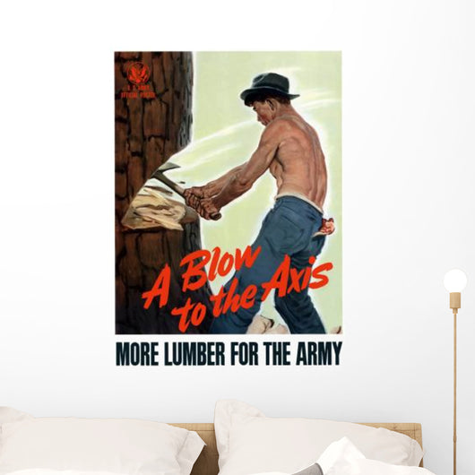 Digitally Restored War Propaganda Wall Decal Design 151
