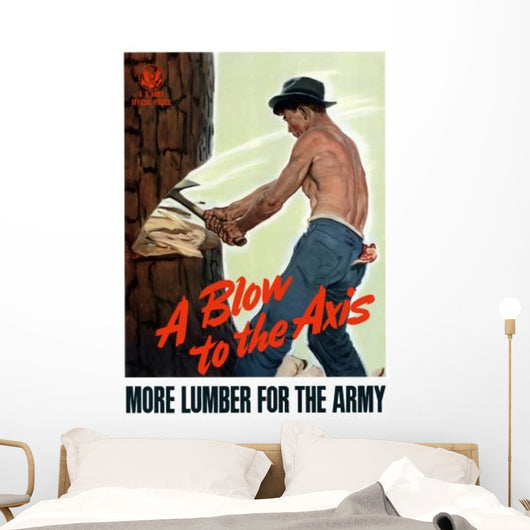 Digitally Restored War Propaganda Wall Decal Design 151