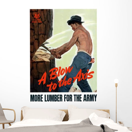 Digitally Restored War Propaganda Wall Decal Design 151