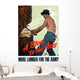 Digitally Restored War Propaganda Wall Decal Design 151