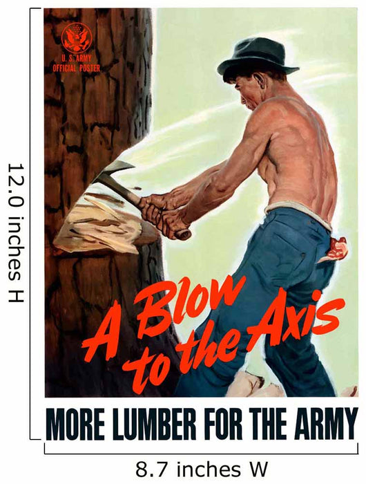 Digitally Restored War Propaganda Wall Decal Design 151