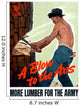 Digitally Restored War Propaganda Wall Decal Design 151