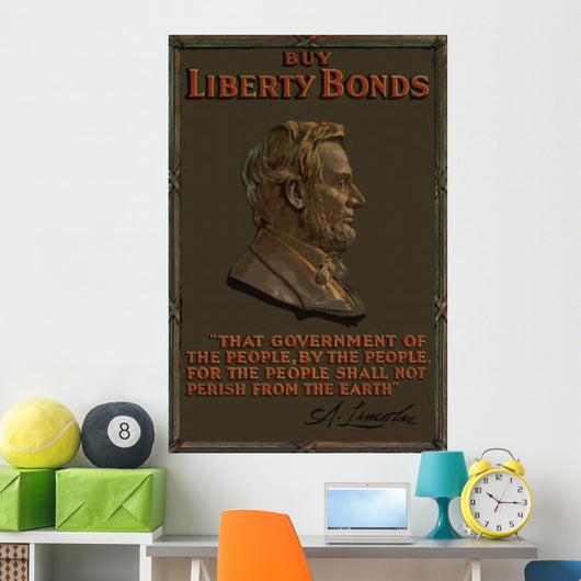 Digitally Restored War Propaganda Wall Decal Design 149