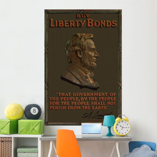 Digitally Restored War Propaganda Wall Decal Design 149