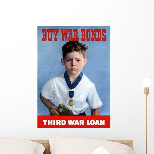Digitally Restored War Propaganda Wall Decal Design 147