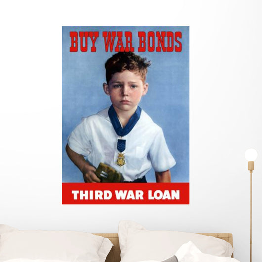 Digitally Restored War Propaganda Wall Decal Design 147