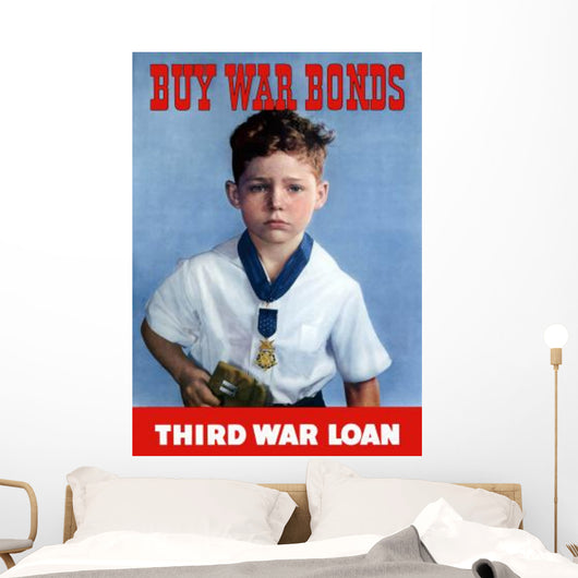 Digitally Restored War Propaganda Wall Decal Design 147