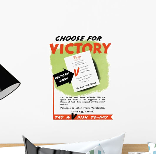 Digitally Restored War Propaganda Wall Decal Design 145