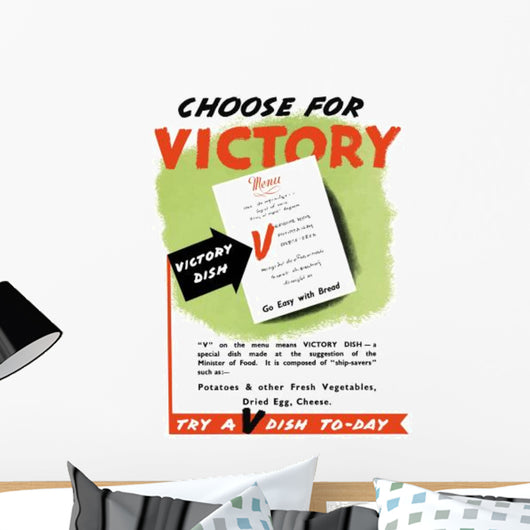 Digitally Restored War Propaganda Wall Decal Design 145