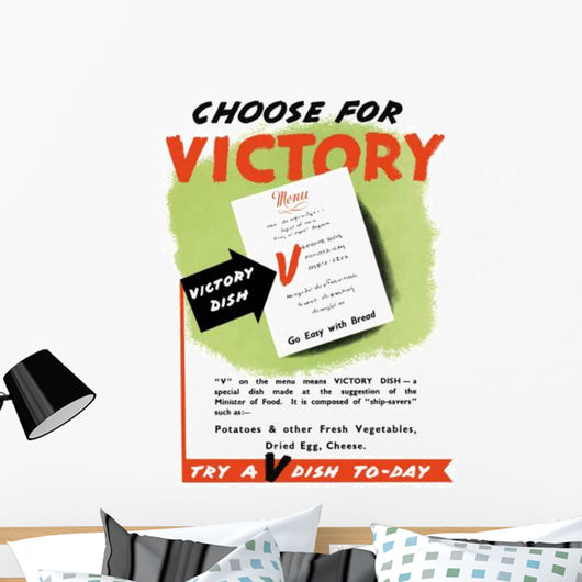 Digitally Restored War Propaganda Wall Decal Design 145