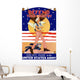 Digitally Restored War Propaganda Wall Decal Design 141