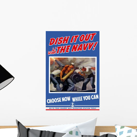 Digitally Restored War Propaganda Wall Decal Design 140