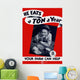 Digitally Restored War Propaganda Wall Decal Design 137