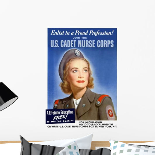 Digitally Restored War Propaganda Wall Decal Design 134
