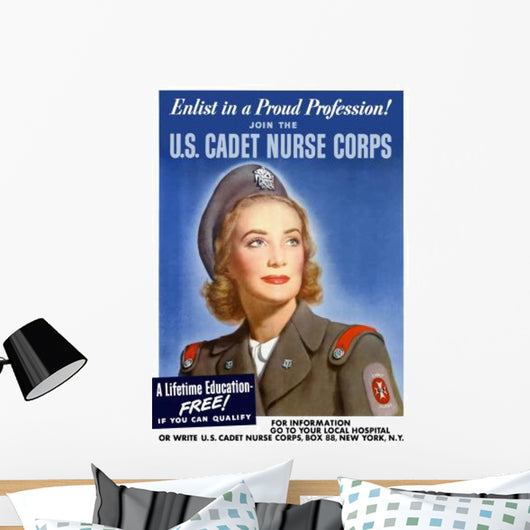 Digitally Restored War Propaganda Wall Decal Design 134