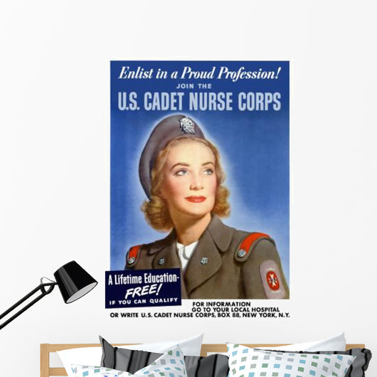 Digitally Restored War Propaganda Wall Decal Design 134