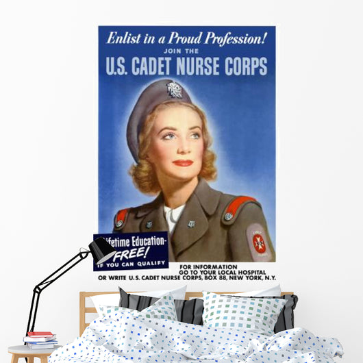 Digitally Restored War Propaganda Wall Decal Design 134