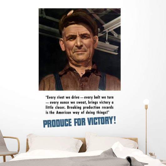 Digitally Restored War Propaganda Wall Decal Design 130