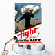 Digitally Restored War Propaganda Wall Decal Design 129