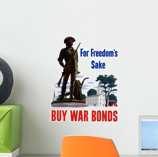 Digitally Restored War Propaganda Wall Decal Design 127