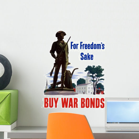 Digitally Restored War Propaganda Wall Decal Design 127