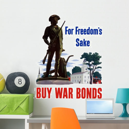 Digitally Restored War Propaganda Wall Decal Design 127