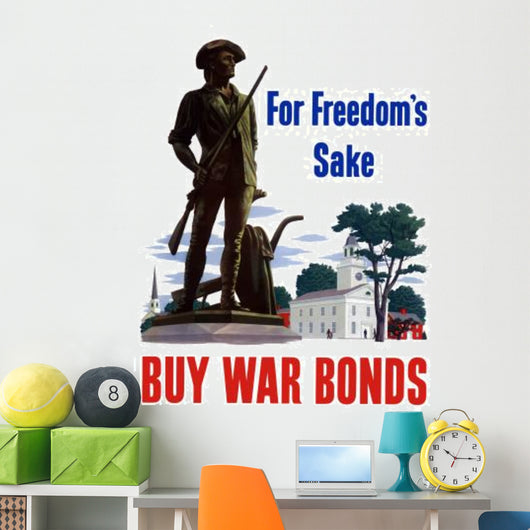 Digitally Restored War Propaganda Wall Decal Design 127