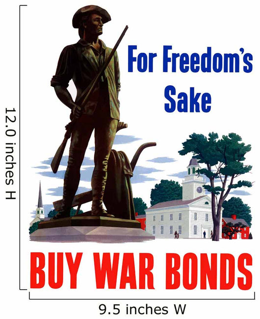 Digitally Restored War Propaganda Wall Decal Design 127