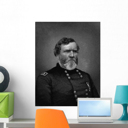 Digitally Restored Vector Portrait Wall Decal Design 23