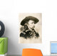 Digitally Restored Vector Portrait Wall Decal Design 19