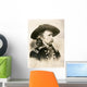 Digitally Restored Vector Portrait Wall Decal Design 19